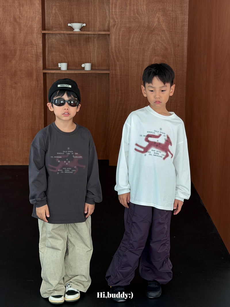 Hi buddy - Korean Children Fashion - #childofig - Horse Tee - 5