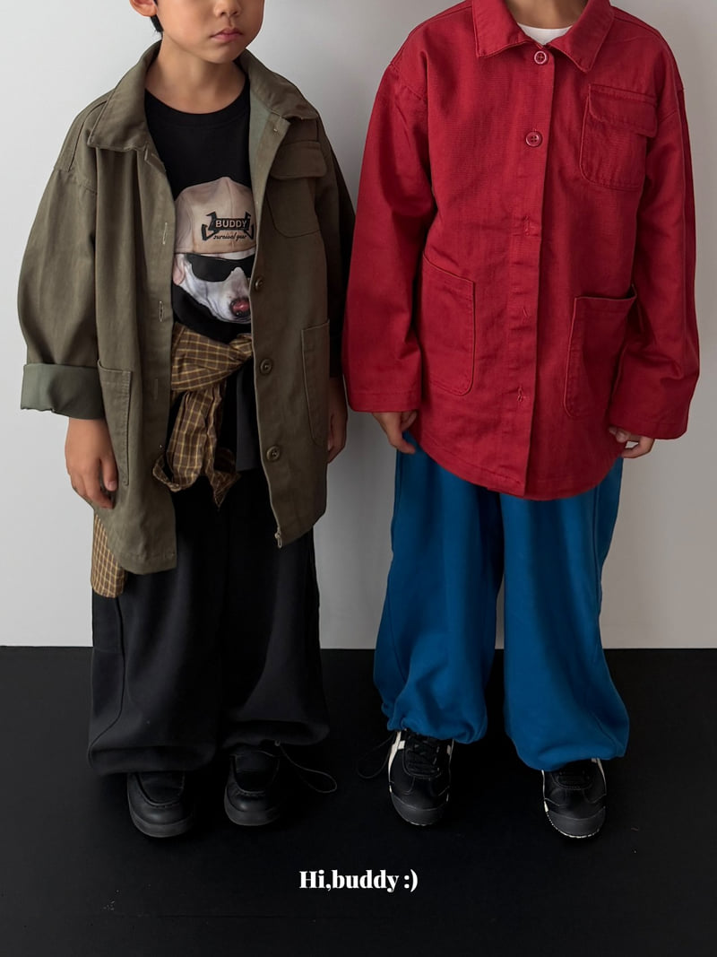 Hi buddy - Korean Children Fashion - #childofig - Buddy Work Jacket - 8