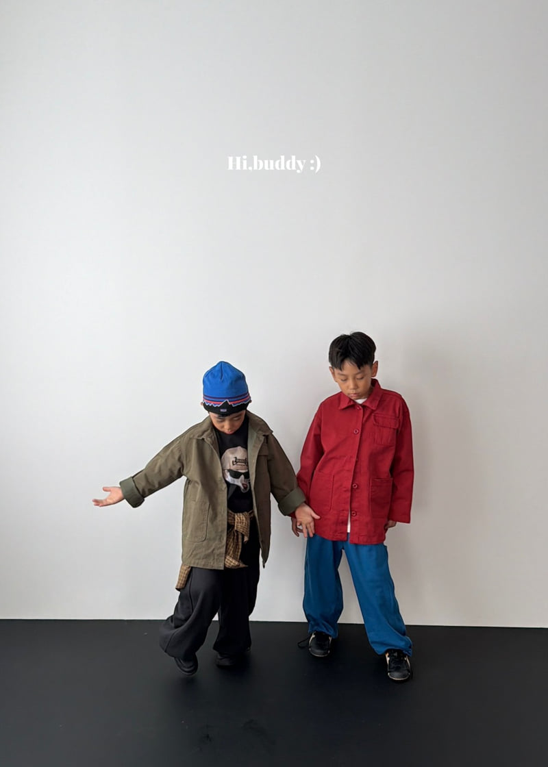 Hi buddy - Korean Children Fashion - #childofig - Buddy Work Jacket - 9