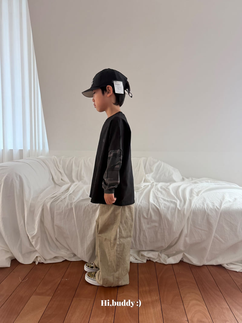Hi buddy - Korean Children Fashion - #childofig - Double Camo Tee - 8