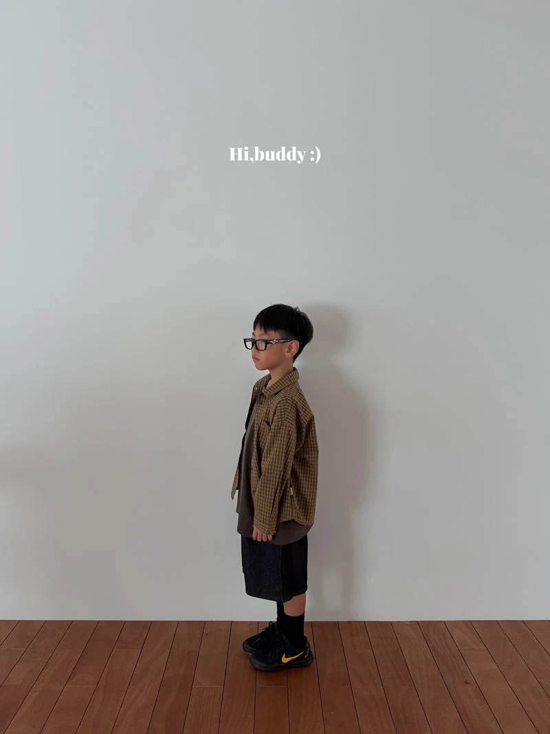 Hi buddy - Korean Children Fashion - #childofig - Check Day Shirt - 10