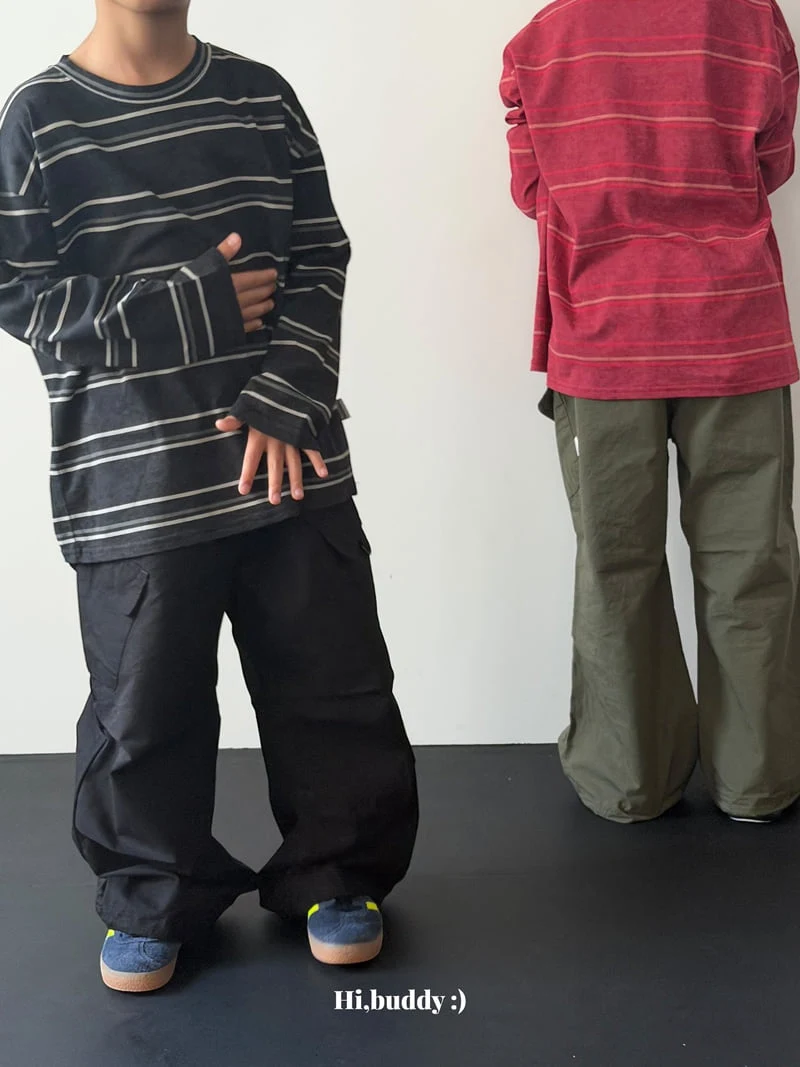 Hi buddy - Korean Children Fashion - #childofig - D-Ring Cargo Pants - 7