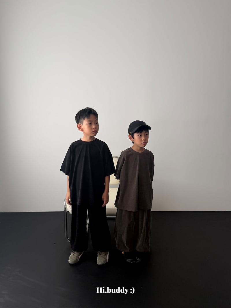 Hi buddy - Korean Children Fashion - #childrensboutique - Velvet Short Sleeved Tee - 11