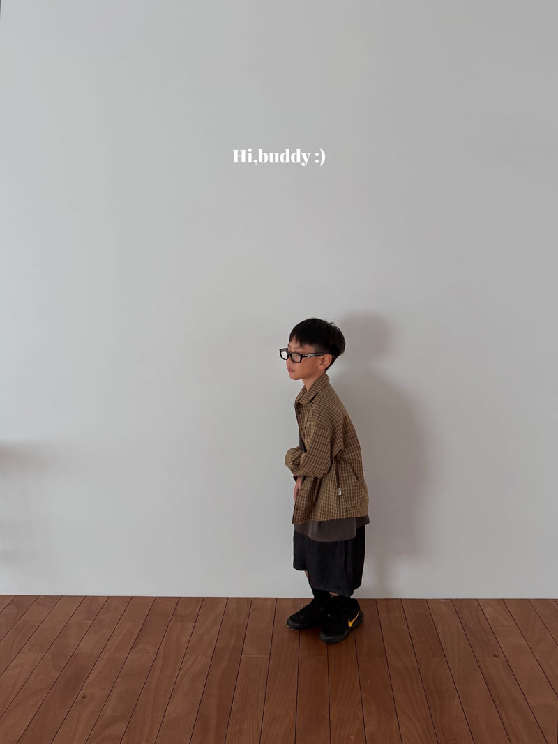 Hi buddy - Korean Children Fashion - #designkidswear - Check Day Shirt - 9