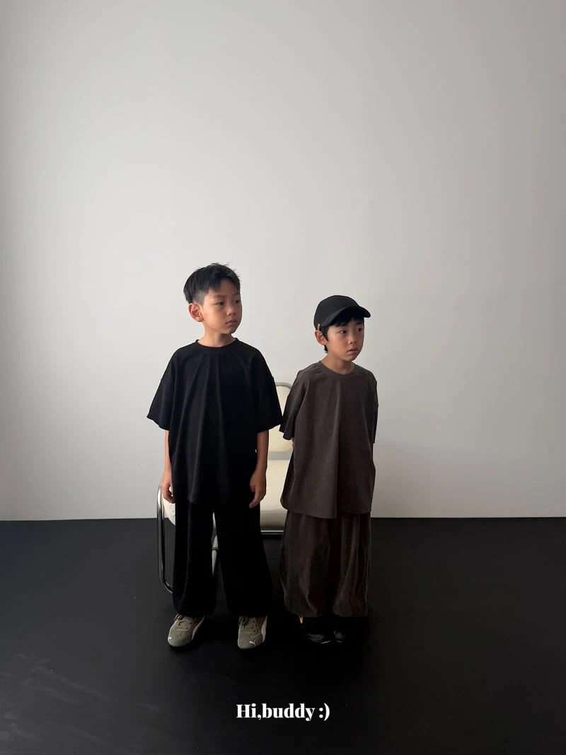 Hi buddy - Korean Children Fashion - #designkidswear - Velvet Short Sleeve Tee - 11