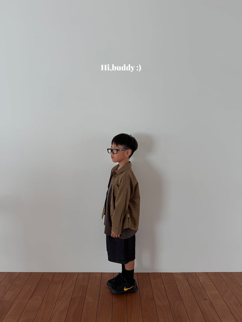 Hi buddy - Korean Children Fashion - #discoveringself - Check Day Shirt - 10