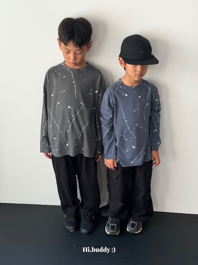 Hi buddy - Korean Children Fashion - #discoveringself - Painting Tee - 7