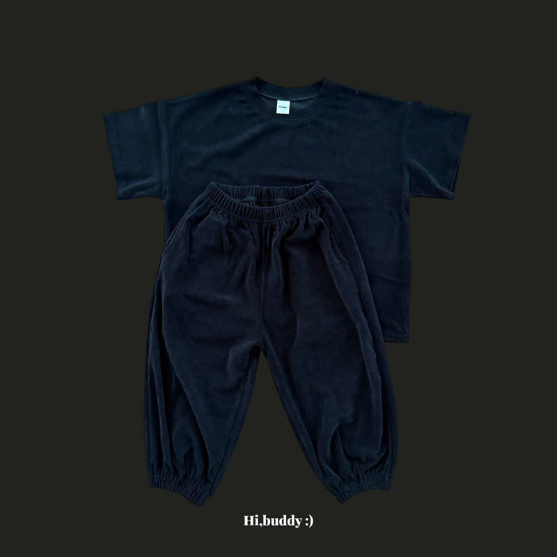 Hi buddy - Korean Children Fashion - #designkidswear - Velvet Jogger Pants - 4