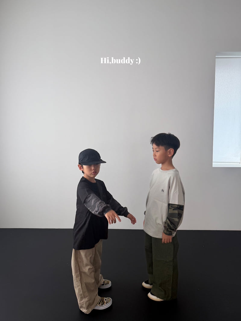 Hi buddy - Korean Children Fashion - #designkidswear - Double Collar Tee - 4
