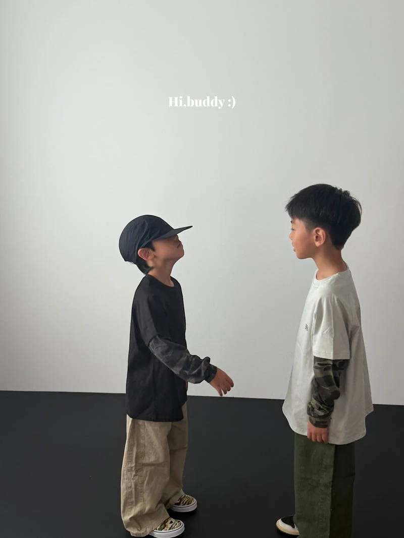 Hi buddy - Korean Children Fashion - #fashionkids - Double Collar Tee - 5