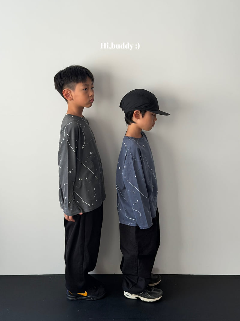 Hi buddy - Korean Children Fashion - #kidsshorts - Painting Tee - 9