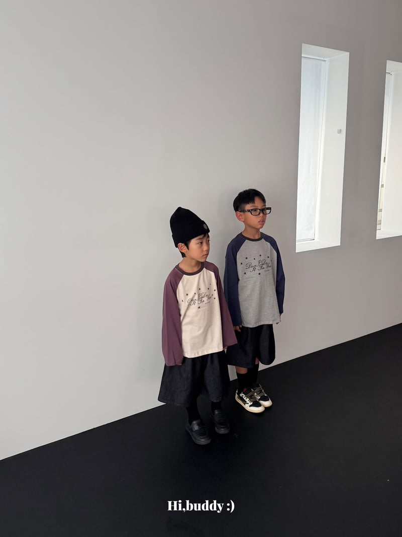 Hi buddy - Korean Children Fashion - #kidsshorts - Star Raglan Tee - 11