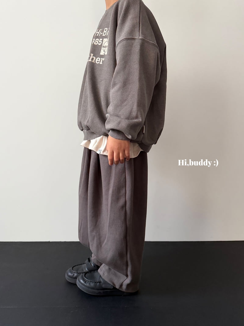 Hi buddy - Korean Children Fashion - #kidsshorts - Curved Pants - 10