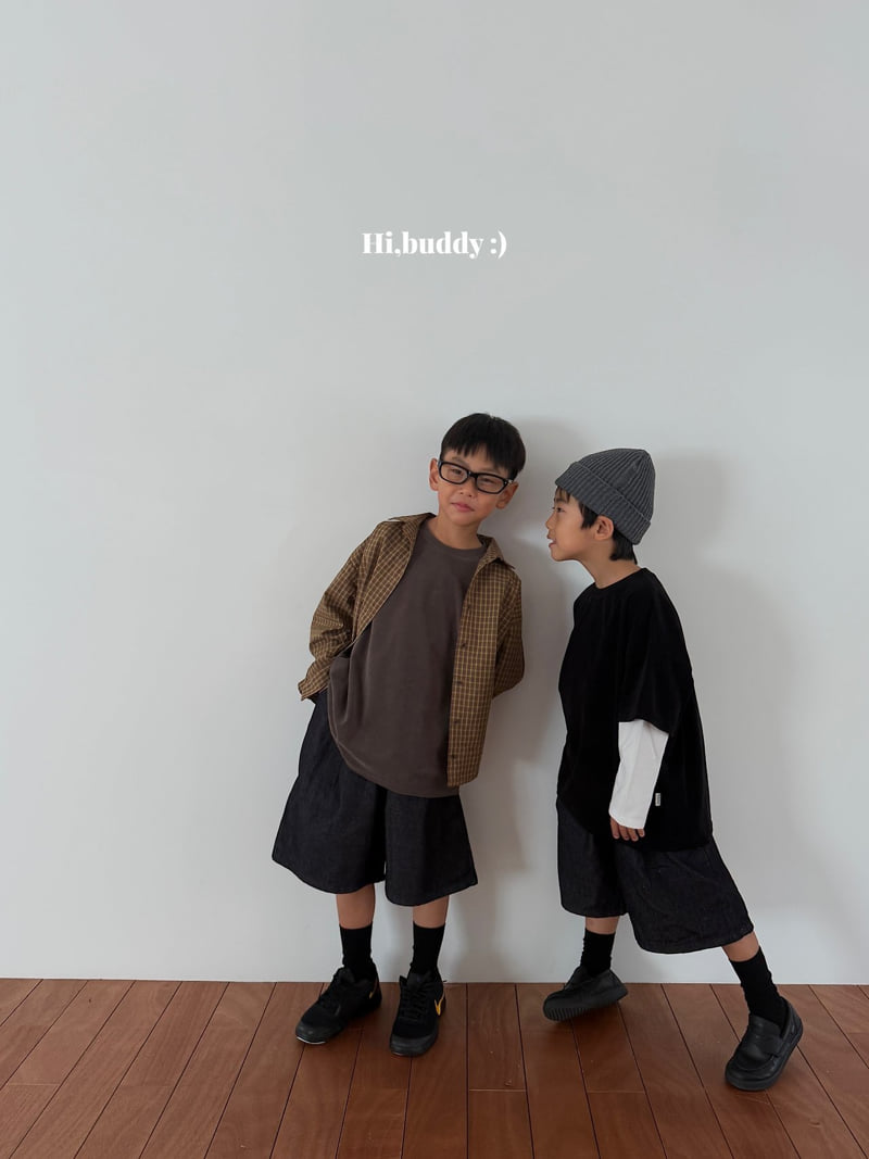 Hi buddy - Korean Children Fashion - #kidsshorts - Unfaded Bermuda - 3