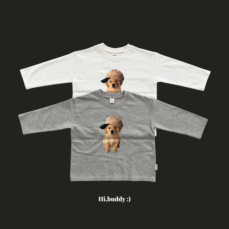 Hi buddy - Korean Children Fashion - #kidsstore - Egen Puppy Tee