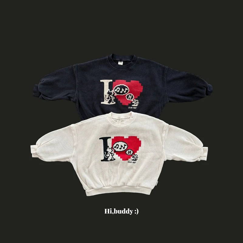 Hi buddy - Korean Children Fashion - #kidsstore - Love Attack Sweatshirt
