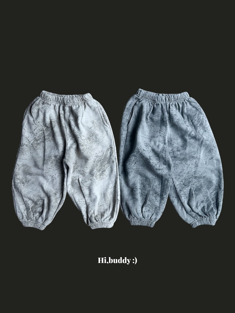 Hi buddy - Korean Children Fashion - #littlefashionista - Marble Jogger Pants