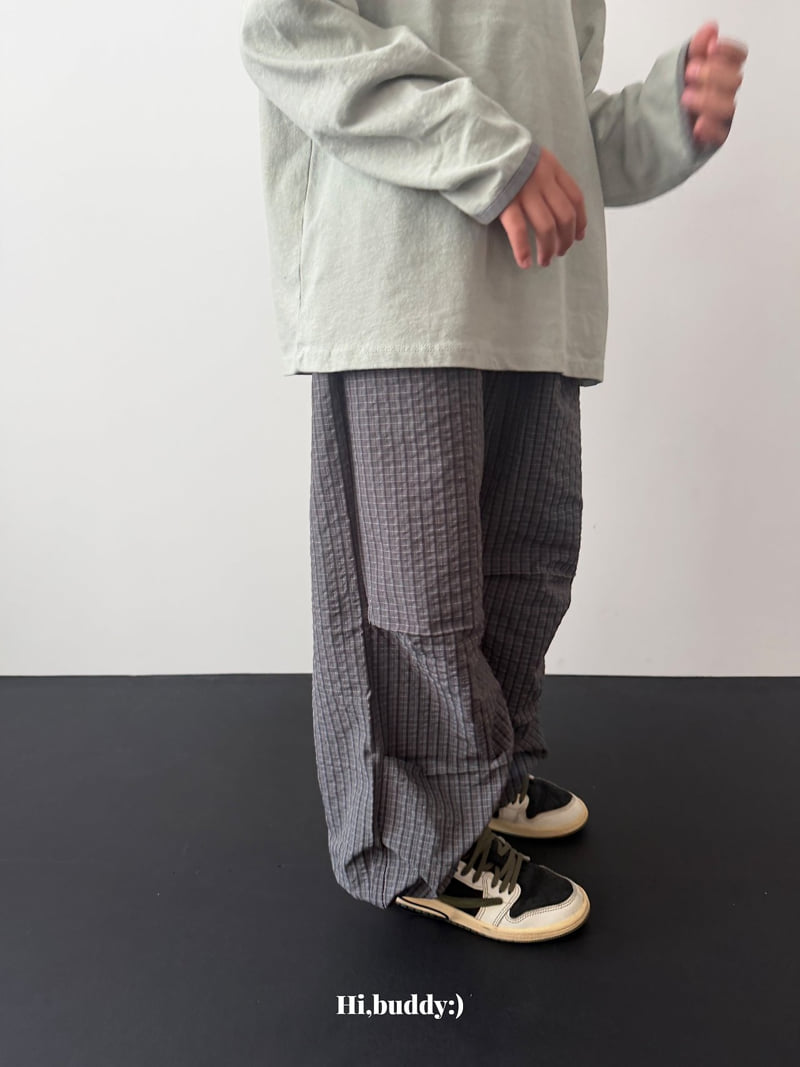 Hi buddy - Korean Children Fashion - #littlefashionista - Autumn Check Pants - 8