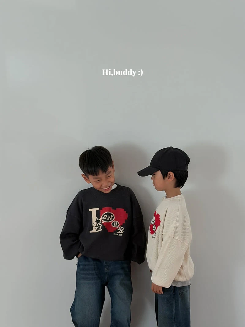 Hi buddy - Korean Children Fashion - #Kfashion4kids - Love Attack Sweatshirt - 4