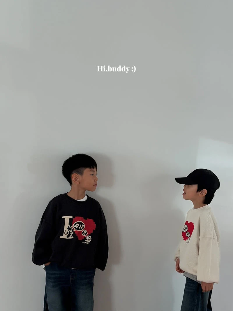 Hi buddy - Korean Children Fashion - #magicofchildhood - Love Attack Sweatshirt - 5