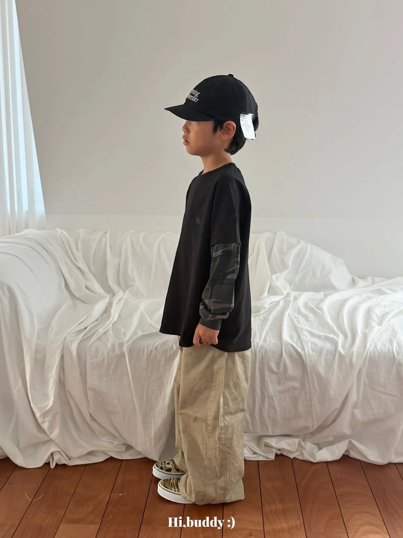 Hi buddy - Korean Children Fashion - #magicofchildhood - Double Collar Tee - 11