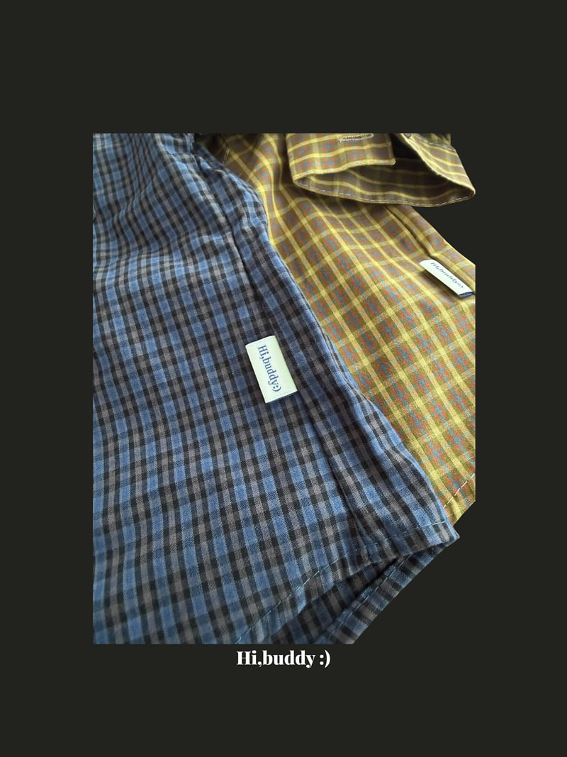 Hi buddy - Korean Children Fashion - #minifashionista - Check Day Shirt - 2