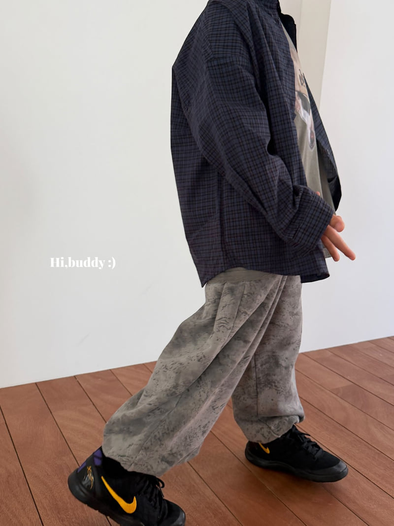 Hi buddy - Korean Children Fashion - #minifashionista - Marble Jogger Pants - 4