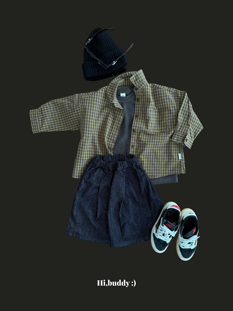 Hi buddy - Korean Children Fashion - #prettylittlegirls - Check Day Shirt - 3