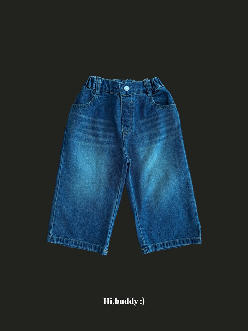 Hi buddy - Korean Children Fashion - #prettylittlegirls - Sojang Denim Pants