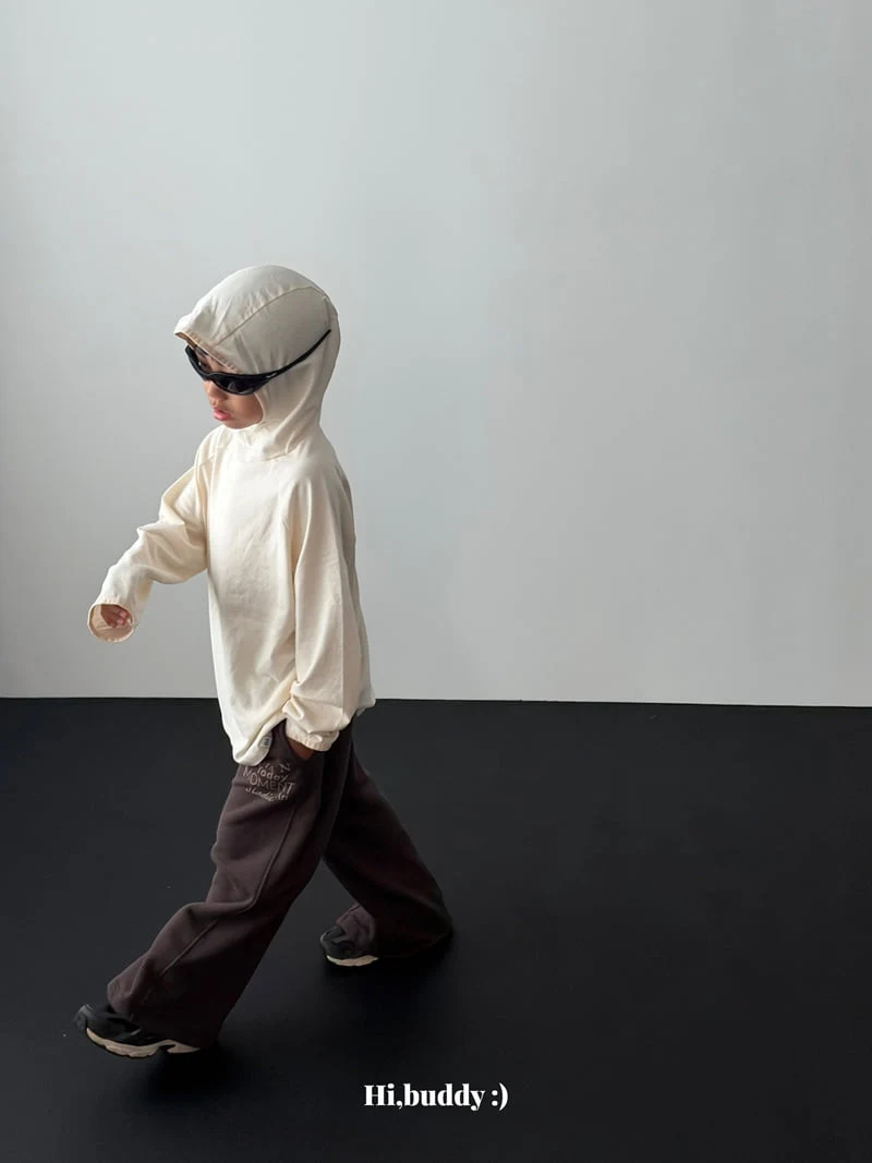 Hi buddy - Korean Children Fashion - #stylishchildhood - High Neck Hoodie - 5