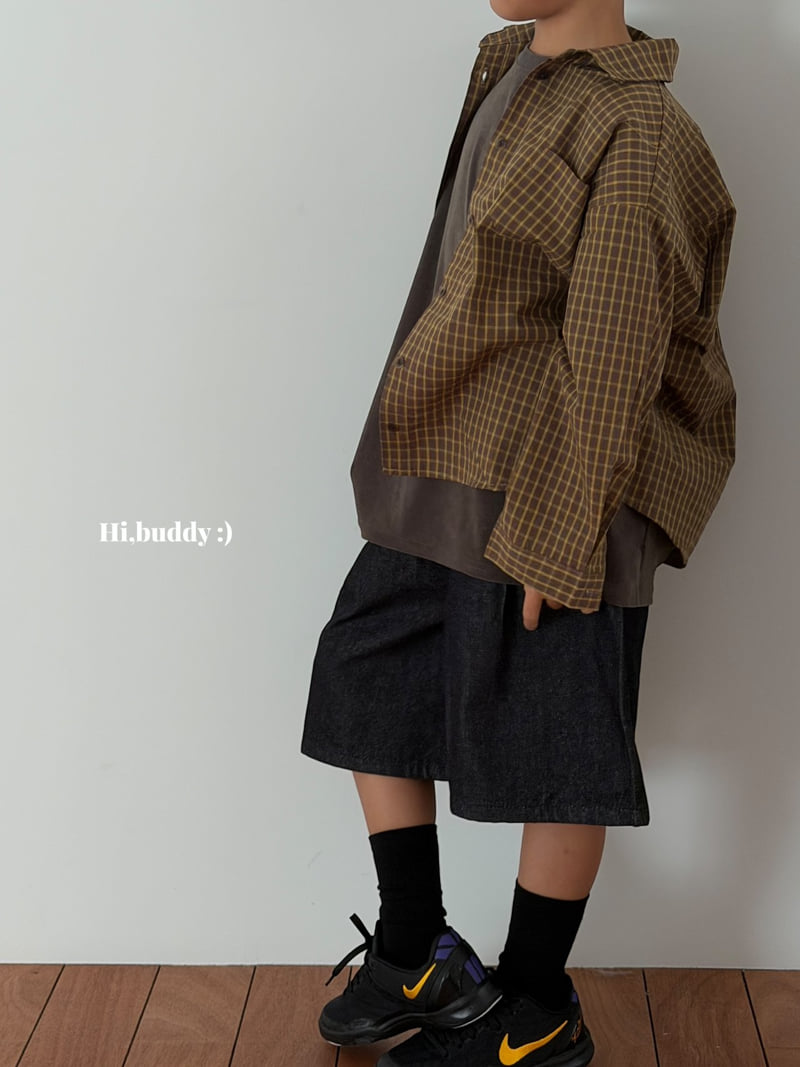 Hi buddy - Korean Children Fashion - #prettylittlegirls - Check Day Shirt - 4