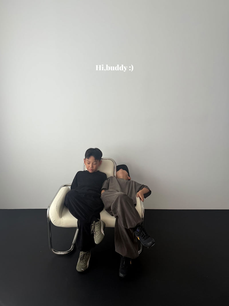 Hi buddy - Korean Children Fashion - #todddlerfashion - Velvet Short Sleeve Tee - 6