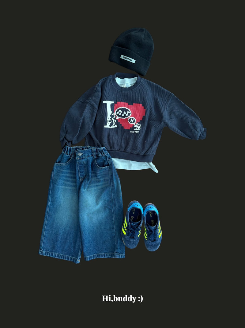 Hi buddy - Korean Children Fashion - #todddlerfashion - Sojang Denim Pants - 2