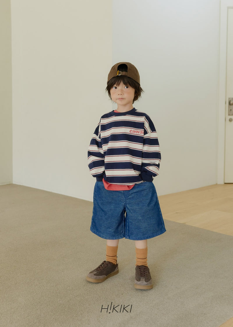 Hikiki - Korean Children Fashion - #Kfashion4kids - Canvas Stripe Sweatshirts - 7
