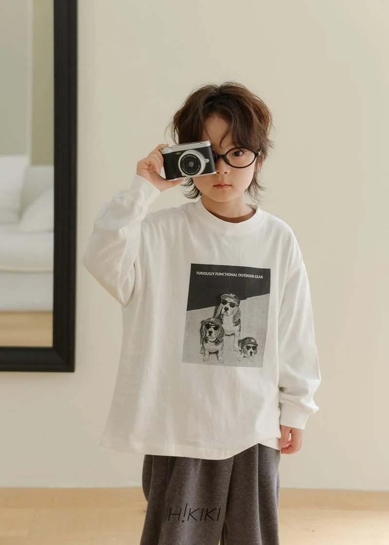 Hikiki - Korean Children Fashion - #Kfashion4kids - Three Puppy Tee - 3