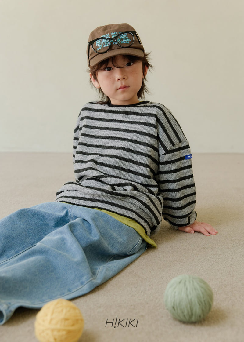 Hikiki - Korean Children Fashion - #prettylittlegirls - Bold Stripe Knit Top - 4