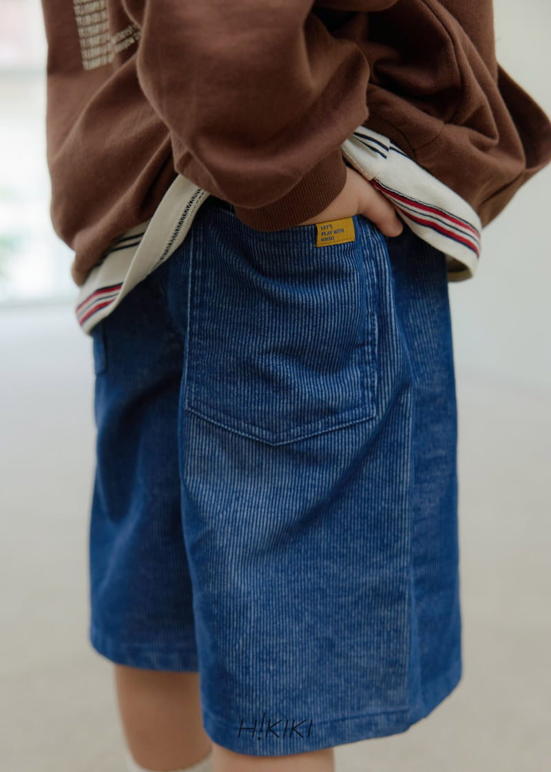 Hikiki - Korean Children Fashion - #childrensboutique - Corduroy Bermuda Pants - 12
