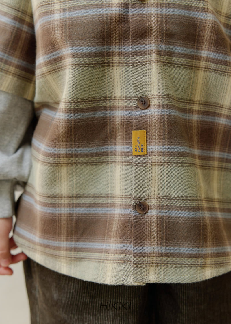 Hikiki - Korean Children Fashion - #childrensboutique - Check Layered Shirt - 8