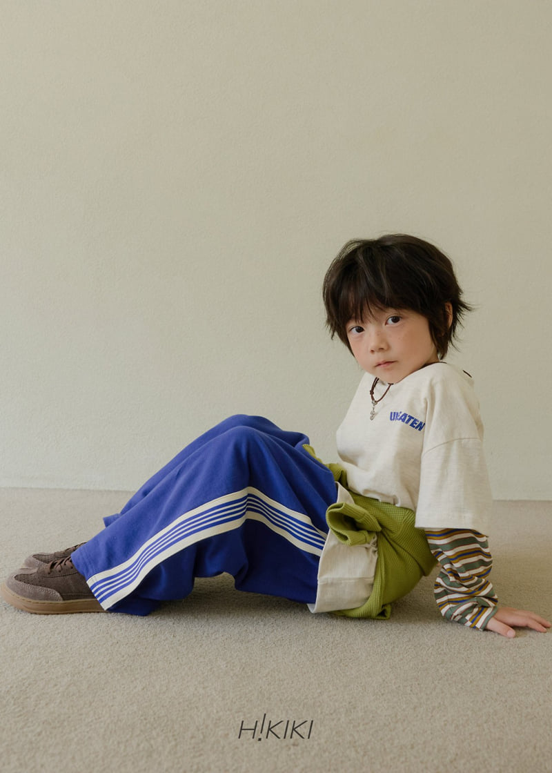 Hikiki - Korean Children Fashion - #childrensboutique - Tape Wide Pants - 6