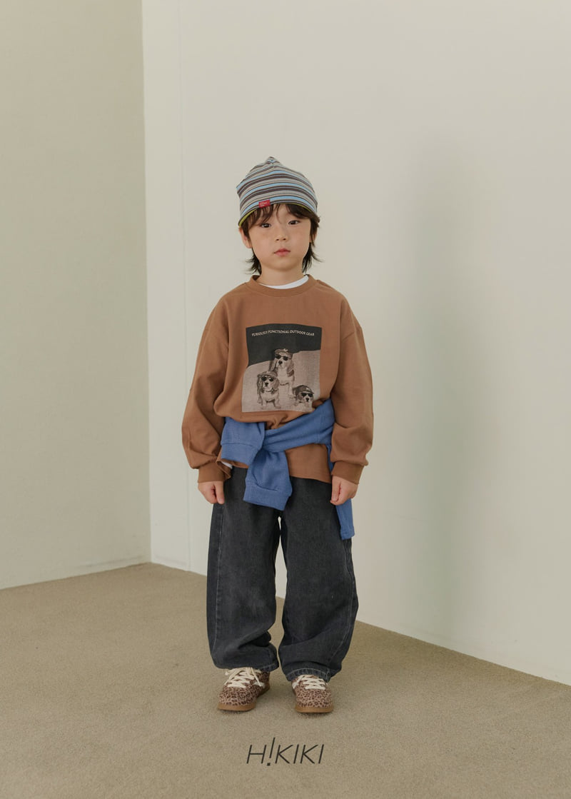 Hikiki - Korean Children Fashion - #designkidswear - Baggy Denim Pants - 3