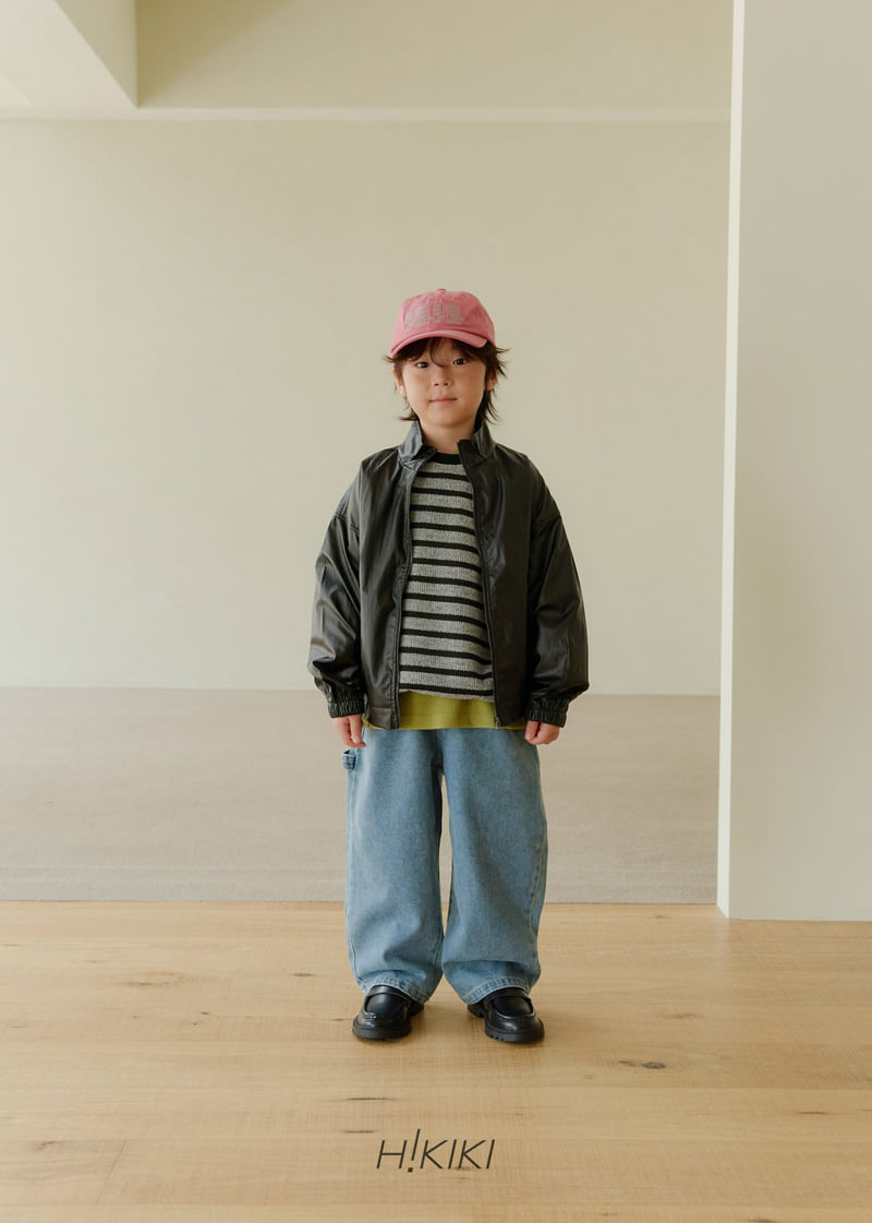 Hikiki - Korean Children Fashion - #designkidswear - Washing Curved Jeans - 9