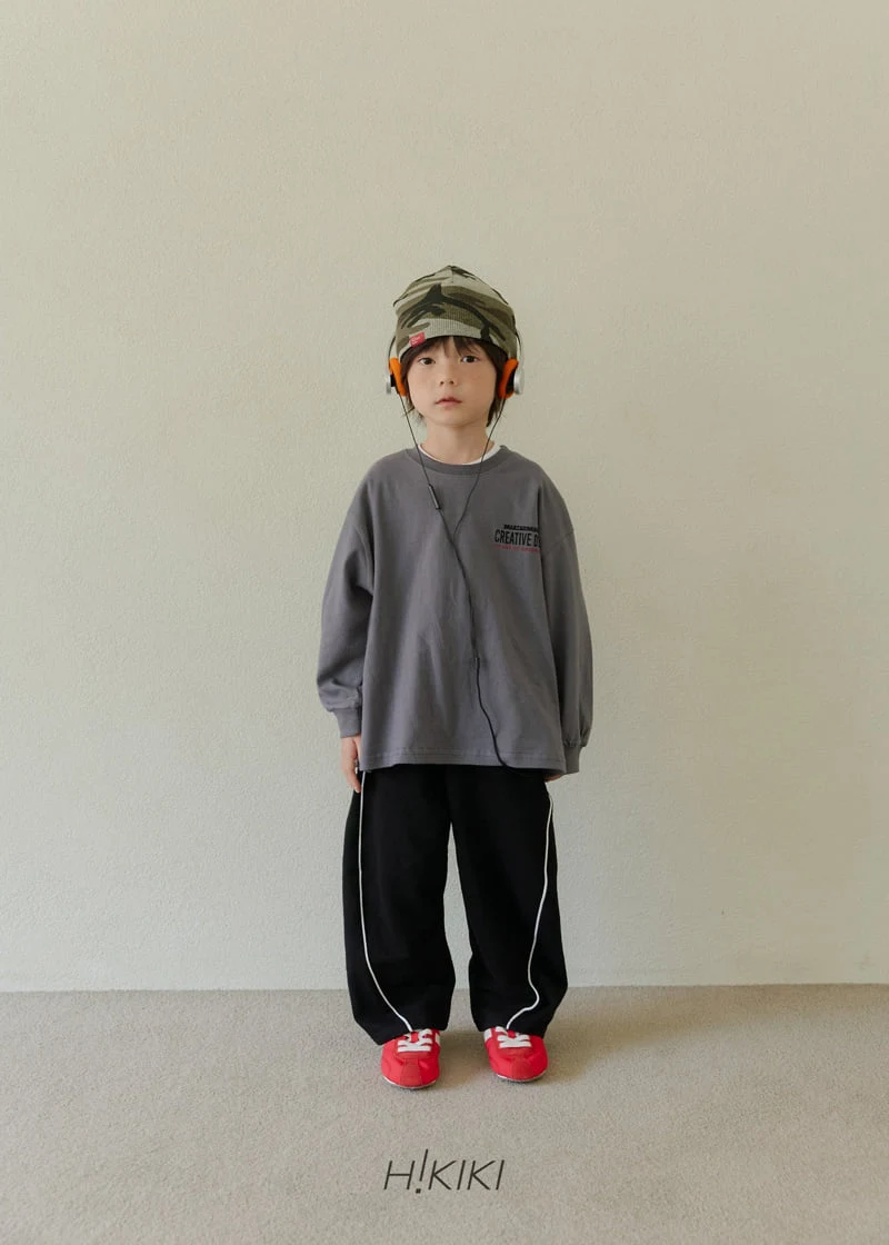 Hikiki - Korean Children Fashion - #designkidswear - Line Wide Pants - 8