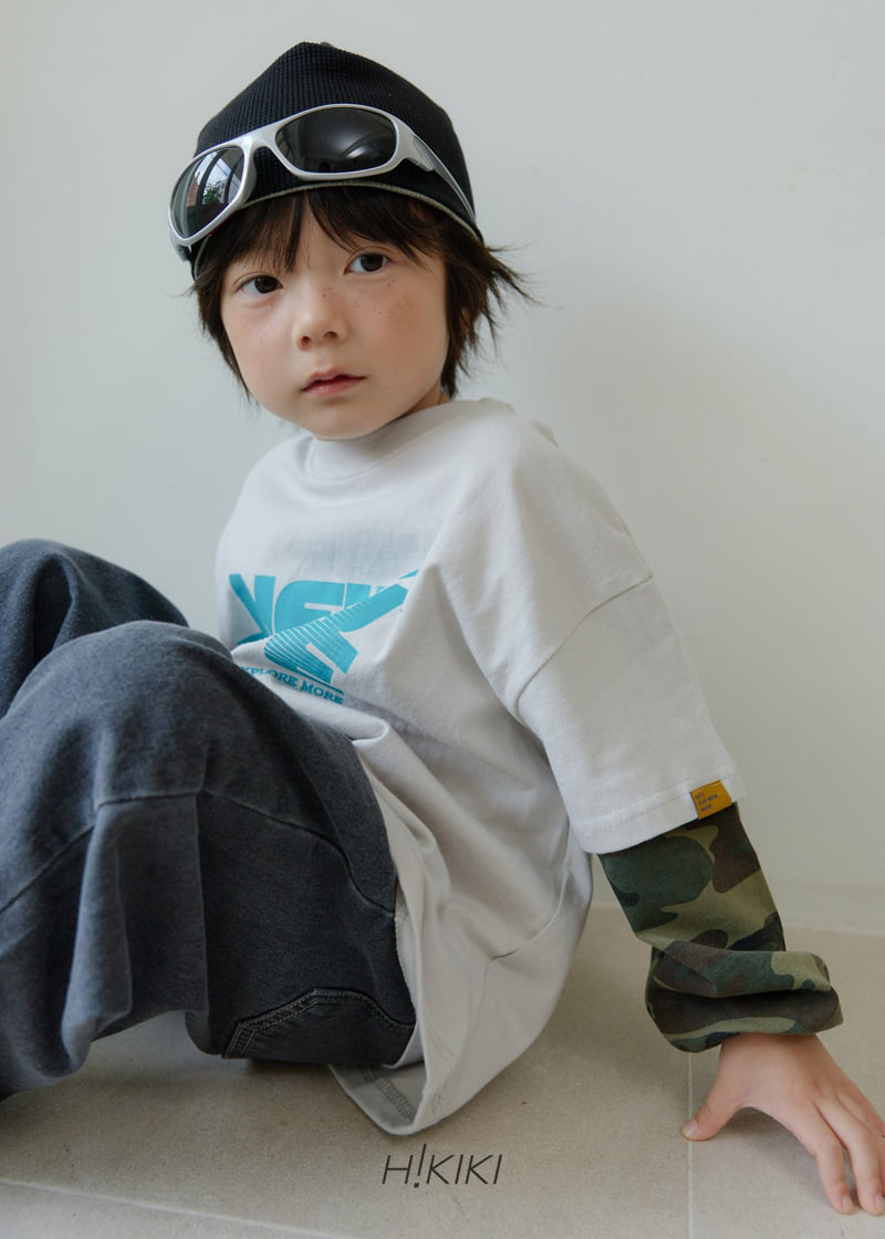 Hikiki - Korean Children Fashion - #discoveringself - New Tyle Double Tee - 5