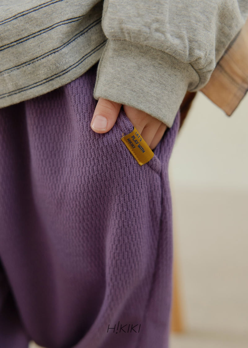 Hikiki - Korean Children Fashion - #fashionkids - Waffle Jogger Pants - 9