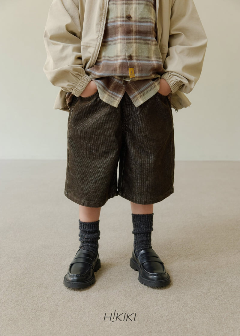 Hikiki - Korean Children Fashion - #fashionkids - Corduroy Bermuda Pants