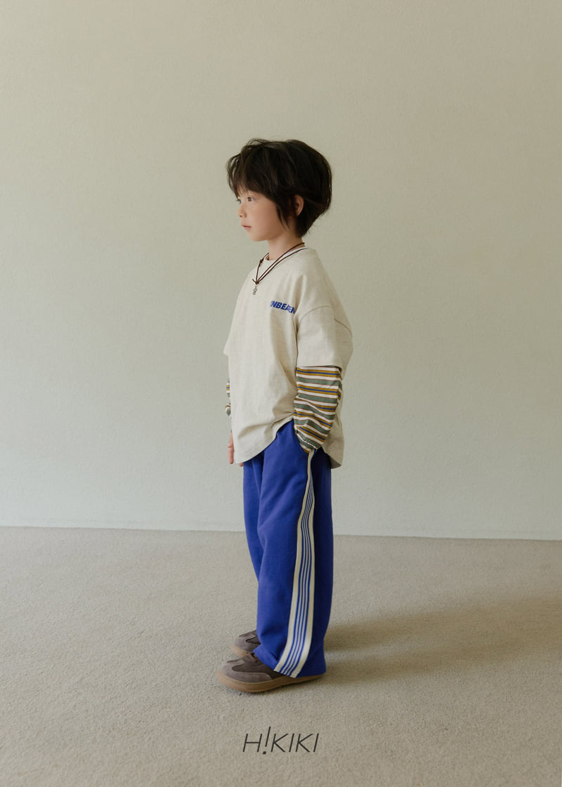 Hikiki - Korean Children Fashion - #fashionkids - Tape Wide Pants - 9