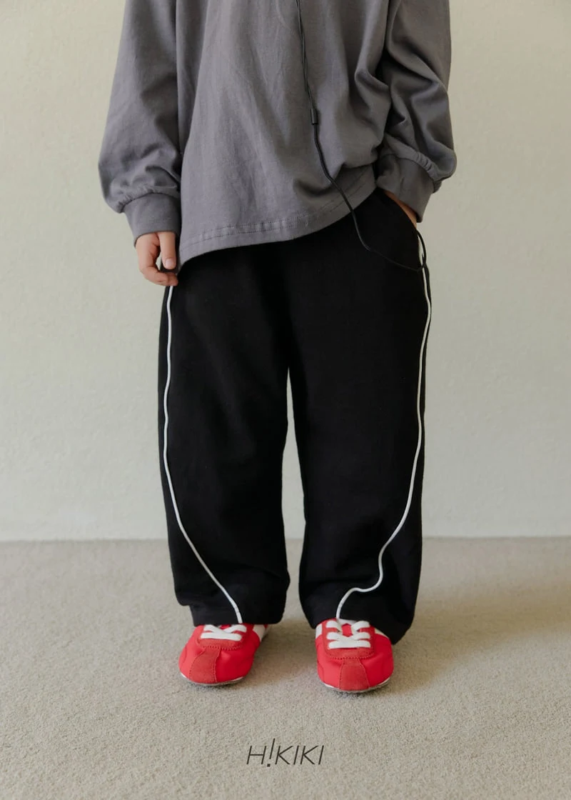 Hikiki - Korean Children Fashion - #kidsshorts - Line Wide Pants - 11