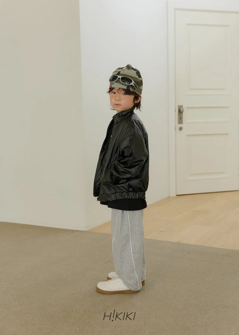 Hikiki - Korean Children Fashion - #kidsshorts - Like Leather Jumper - 2