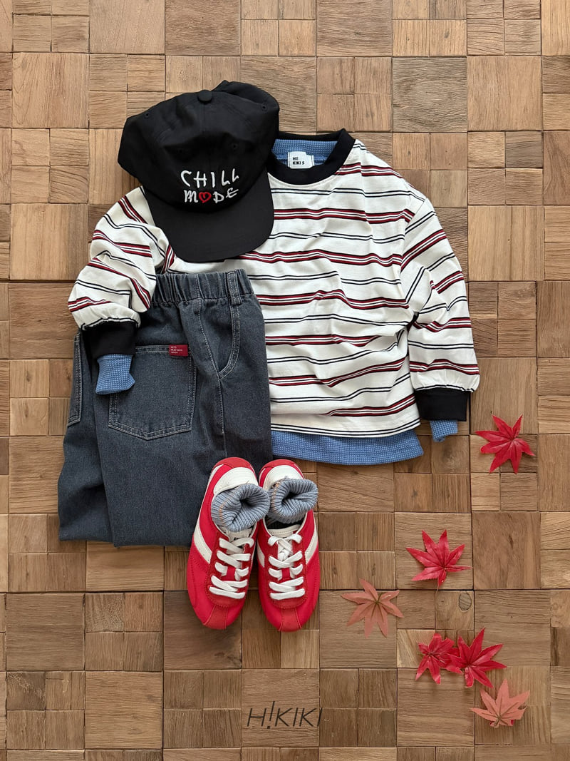 Hikiki - Korean Children Fashion - #kidsstore - Baggy Denim Pants - 7