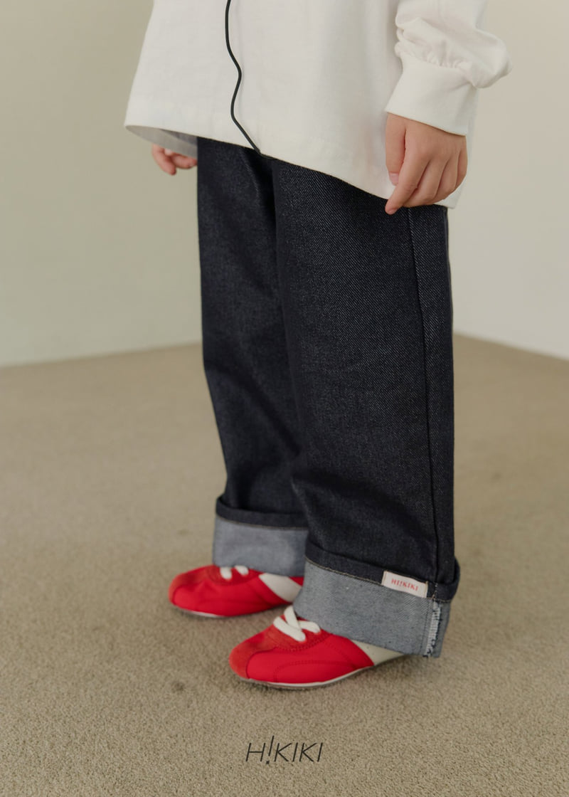 Hikiki - Korean Children Fashion - #kidsstore - Turnup Denim Pants
